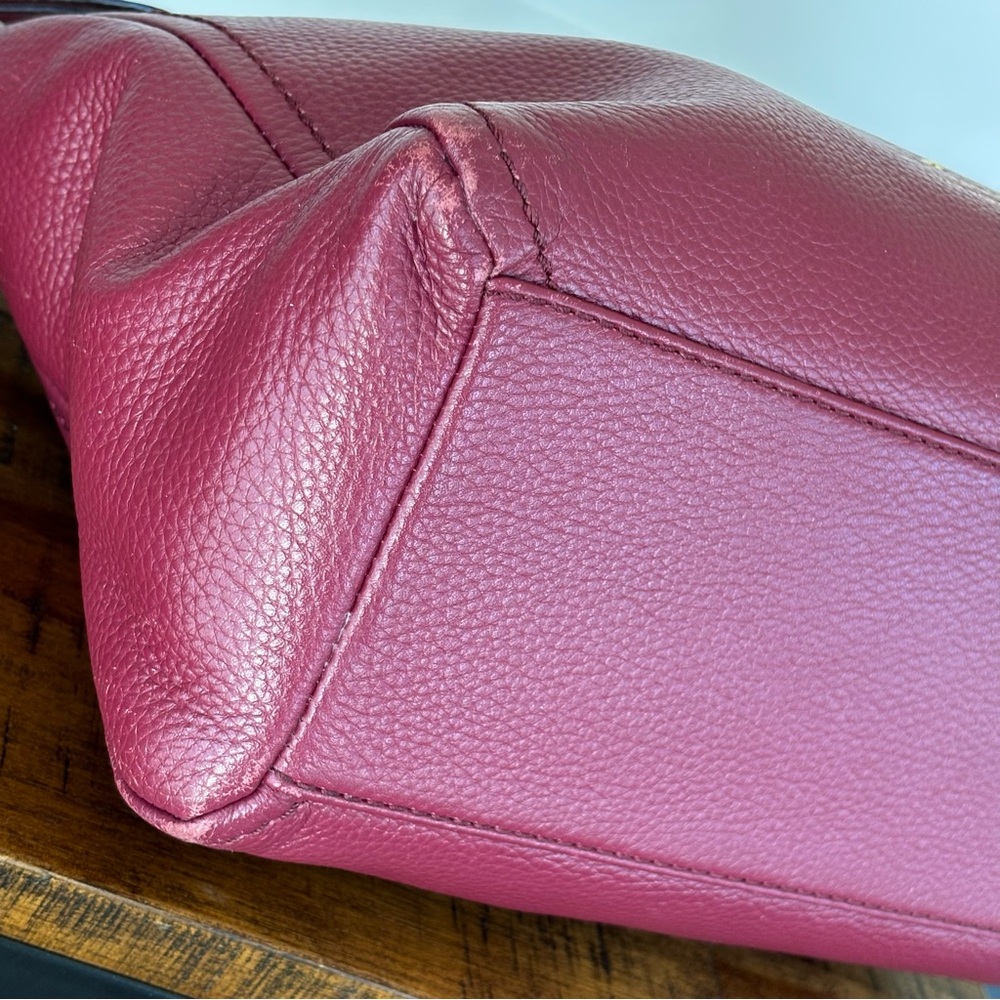 Kate Spade Cobble Hill Teagan Leather Hobo Bag in Merlot - Picture 7 of 16